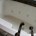 Master bath jetted tub