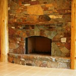 Rec Room fireplace