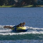 Tubing on Lake Pend Oreille